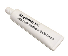 Acyclovir 5% + Hydrocortisone 2.5% Cream 3 grams