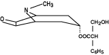 Scopolamine molecule