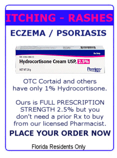 Order Hydrocortisone 2.5% Cream or Ointment Online by Clicking Here