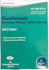 Add Guaifenesin 600mg Tablets to your Bronkaid Order
