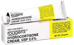 Hydrocortisone 2.5% Cream, Fougera Brand, 1 ounce