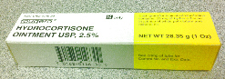 Hydrocortisone 2.5% Ointment, manufactured by Fougera